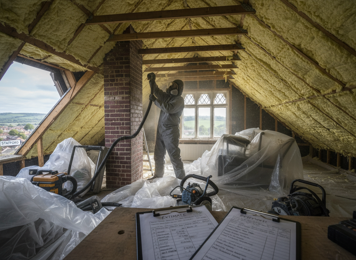 Cost Factors For Spray Foam Removal In Staffordshire Homes