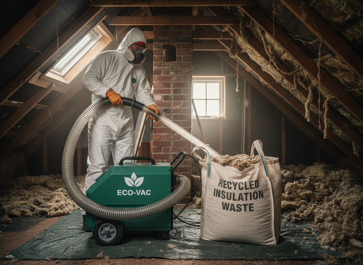 Environmentally Friendly Insulation Removal in Stafford, Staffordshire
