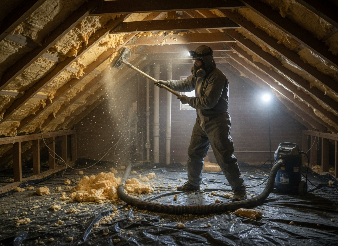 Spray Foam Removal in Eccleshall
